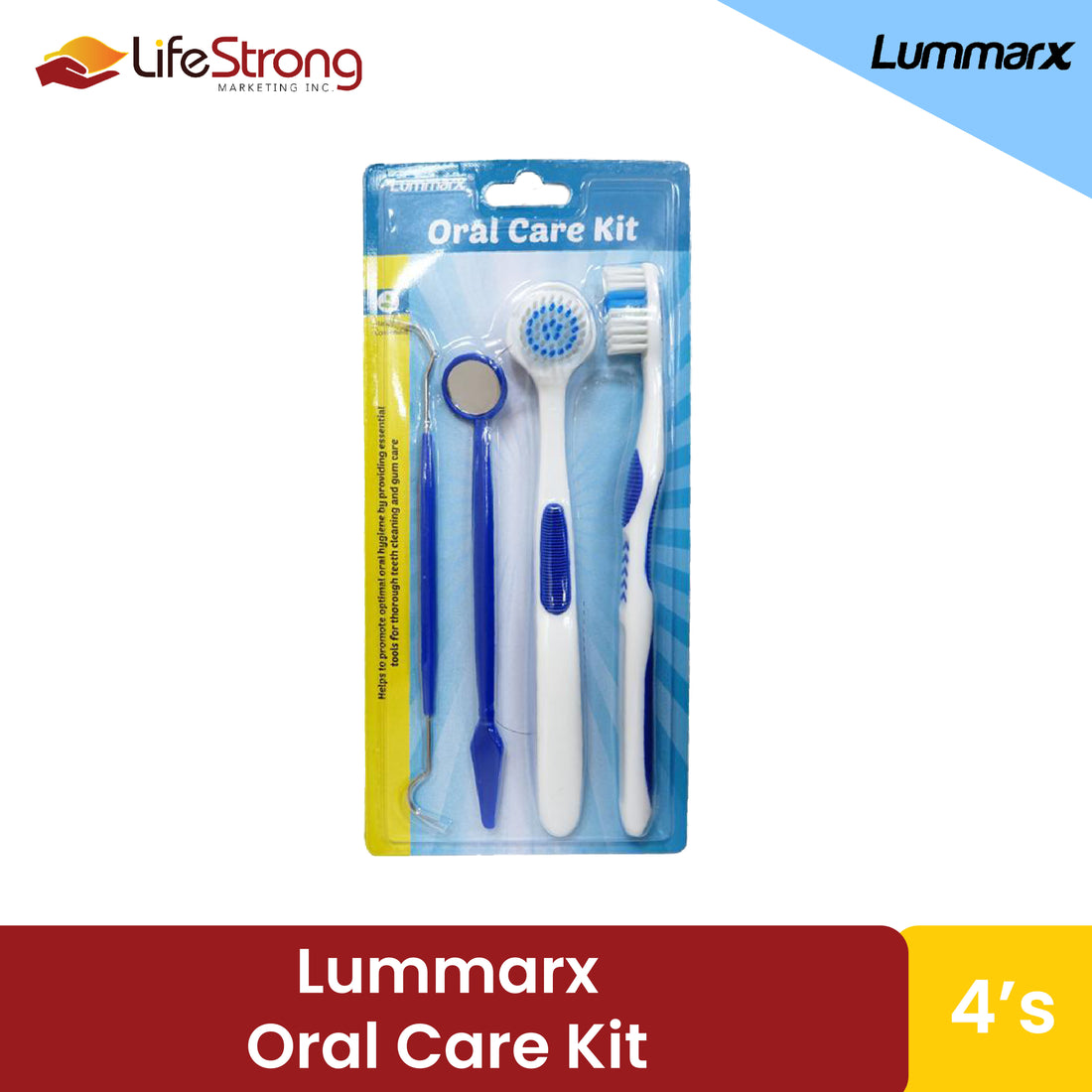 Lummarx Oral Care Kit 4 in 1