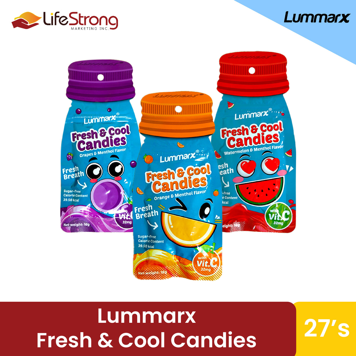 Lummarx Fresh & Cool Candies 16g