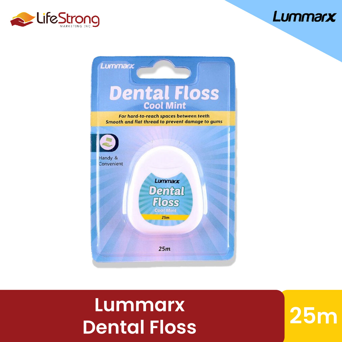 Lummarx Dental Floss Mint and Waxed