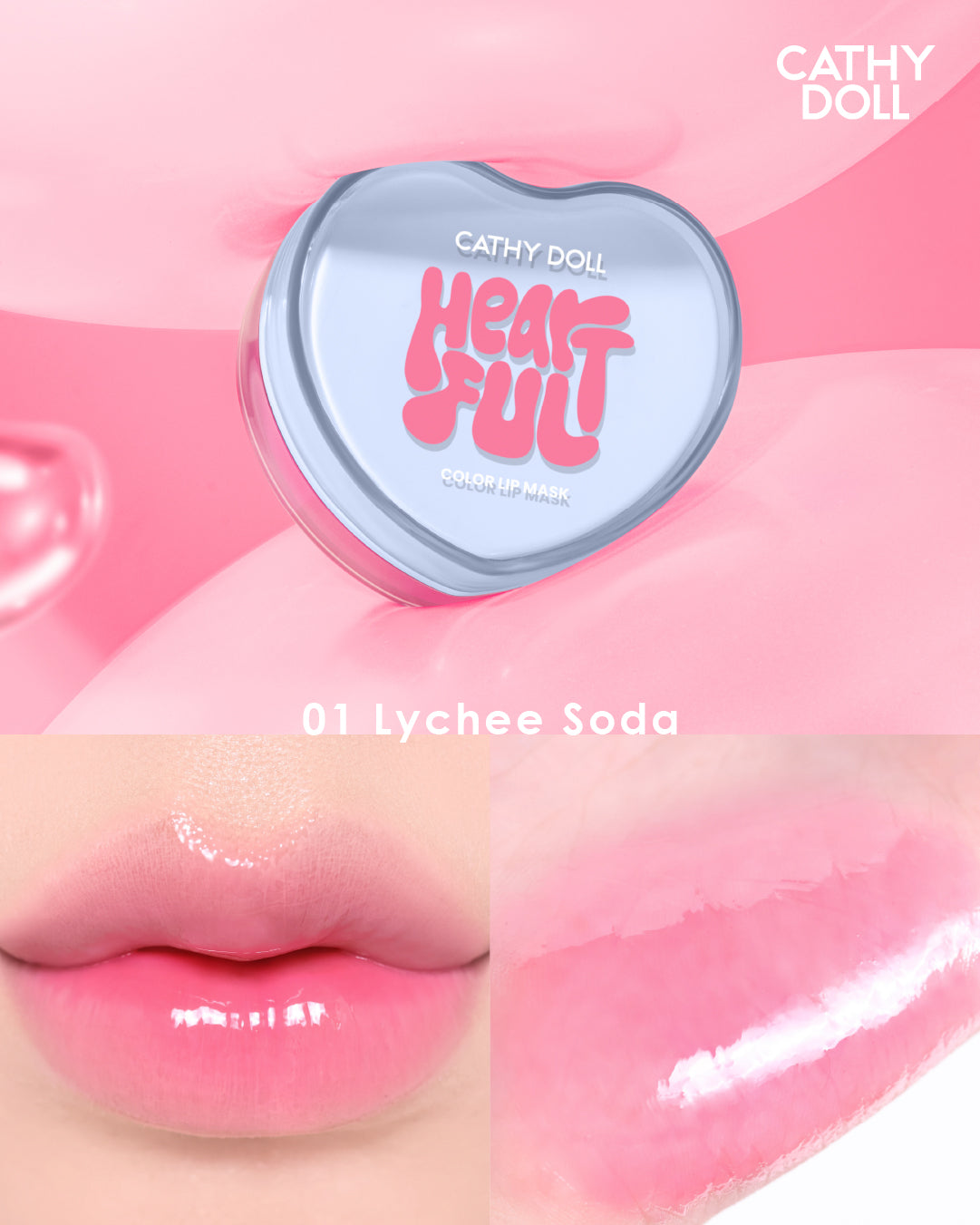 Cathy Doll Ups Heartful Color Lip Mask 7g