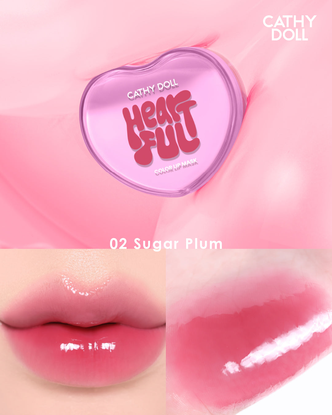 Cathy Doll Ups Heartful Color Lip Mask 7g