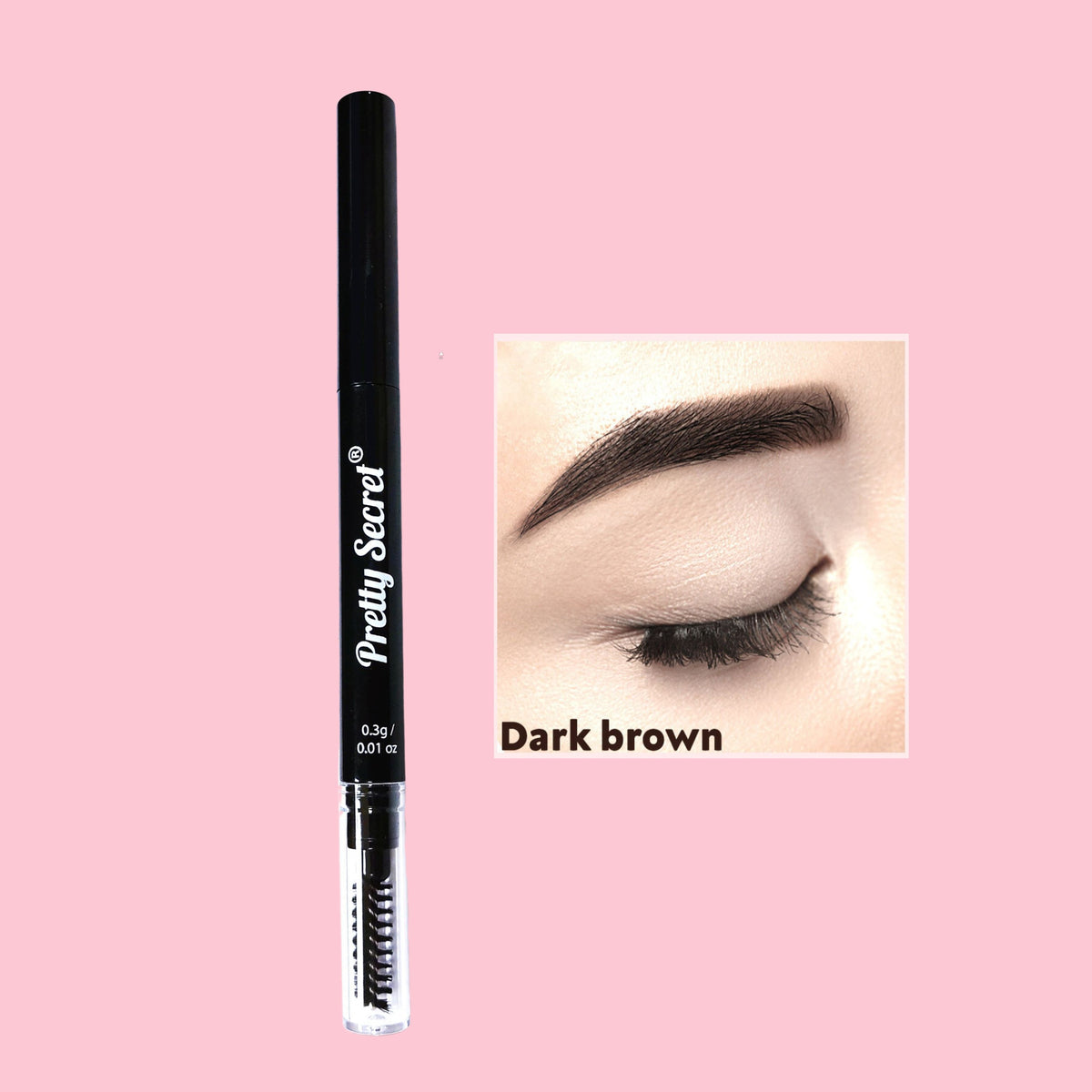 Pretty Secret Eyebrow Pencil with Spoolie - 0.3g